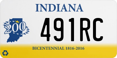 IN license plate 491RC