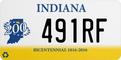 IN license plate 491RF