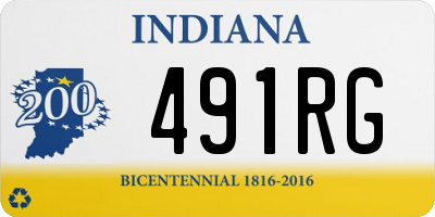 IN license plate 491RG