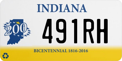 IN license plate 491RH