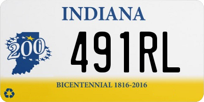 IN license plate 491RL