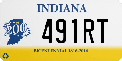 IN license plate 491RT