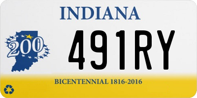 IN license plate 491RY