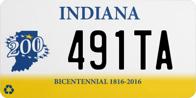 IN license plate 491TA