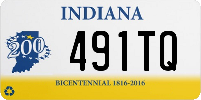 IN license plate 491TQ