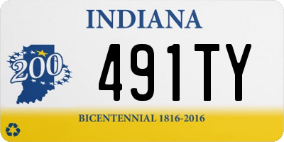 IN license plate 491TY