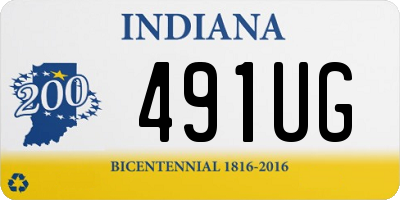 IN license plate 491UG