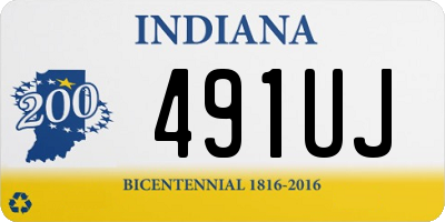IN license plate 491UJ