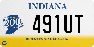 IN license plate 491UT