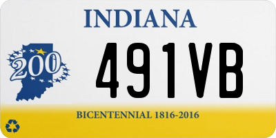 IN license plate 491VB