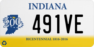 IN license plate 491VE