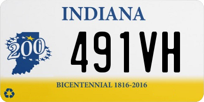 IN license plate 491VH