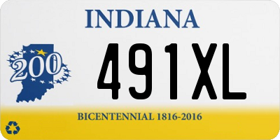 IN license plate 491XL