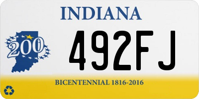 IN license plate 492FJ