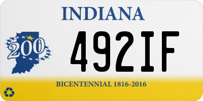 IN license plate 492IF