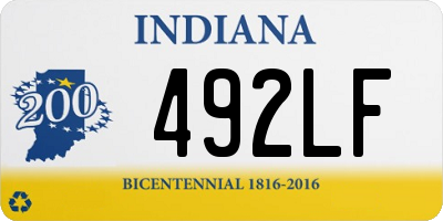 IN license plate 492LF