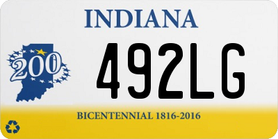IN license plate 492LG