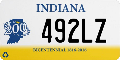 IN license plate 492LZ