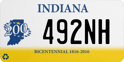 IN license plate 492NH