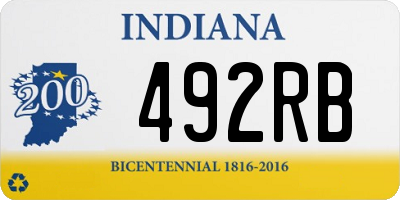 IN license plate 492RB