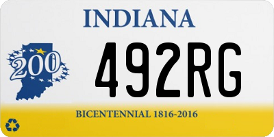 IN license plate 492RG