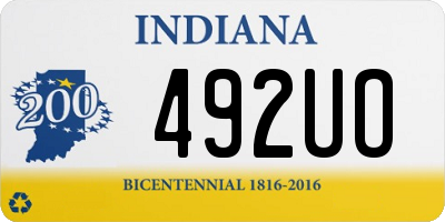 IN license plate 492UO