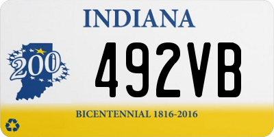 IN license plate 492VB