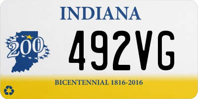 IN license plate 492VG