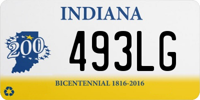 IN license plate 493LG