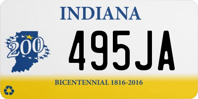 IN license plate 495JA