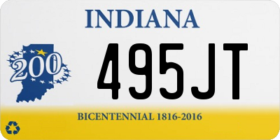 IN license plate 495JT