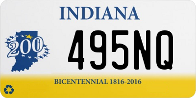 IN license plate 495NQ