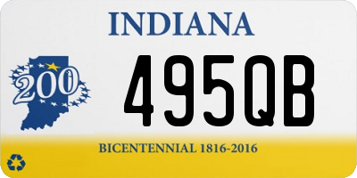 IN license plate 495QB