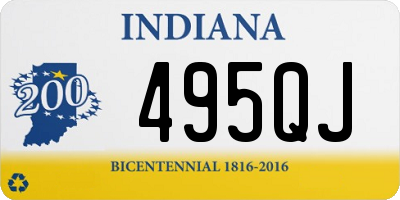 IN license plate 495QJ