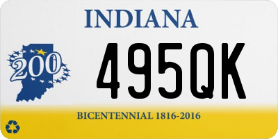 IN license plate 495QK