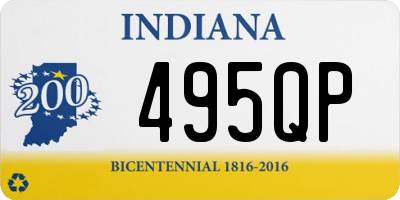 IN license plate 495QP