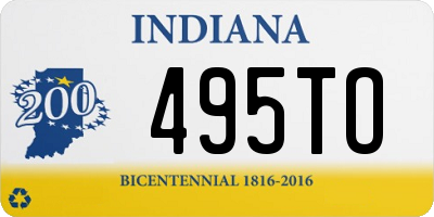 IN license plate 495TO