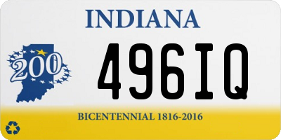 IN license plate 496IQ