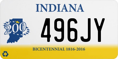 IN license plate 496JY