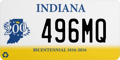 IN license plate 496MQ