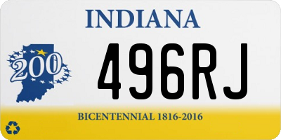 IN license plate 496RJ