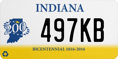 IN license plate 497KB