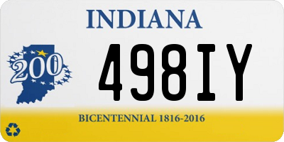 IN license plate 498IY