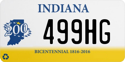 IN license plate 499HG