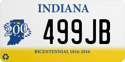 IN license plate 499JB