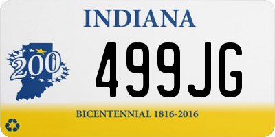 IN license plate 499JG