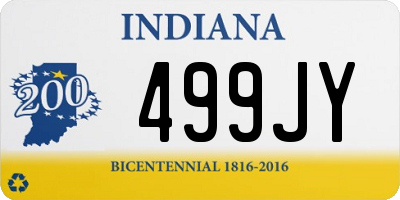 IN license plate 499JY