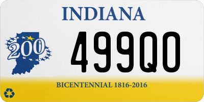 IN license plate 499QO