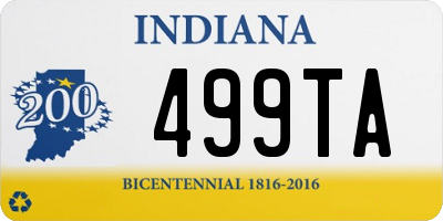 IN license plate 499TA