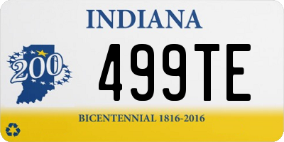 IN license plate 499TE